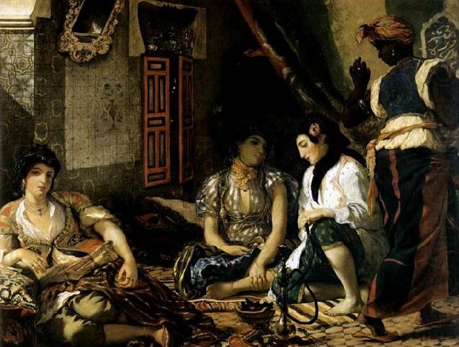 Eugene Delacroix The Women of Algiers china oil painting image